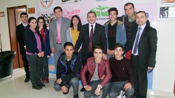 Kızılpınar Belediyesi Çok Programlı Anadolu Lisesi, Öğretmen ve Öğrencileri Müdürlüğümüzü Ziyaret Etti.