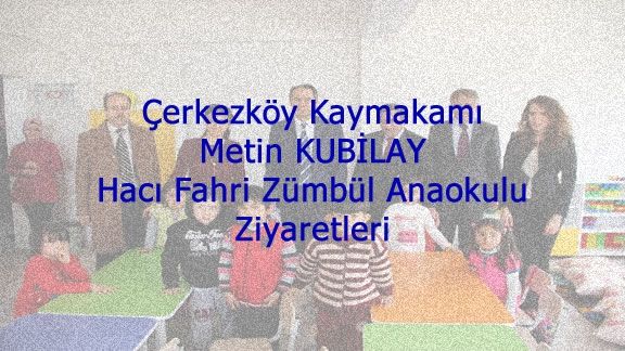 Hacı Fahri Zümbül Anaokulu