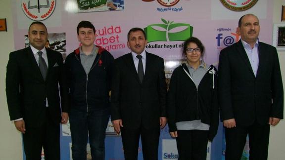 Hacı Fahri Zümbül Anadolu Lisesi Okul Dergisi Ekibi Müdürlüğümüzü Ziyaret Etti