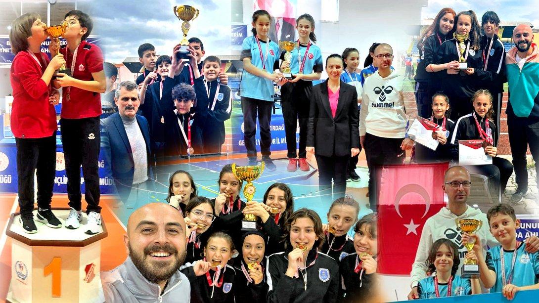 Çerkezköy, Okul Sporlarında Tekirdağ Şampiyonluklarını Topladı