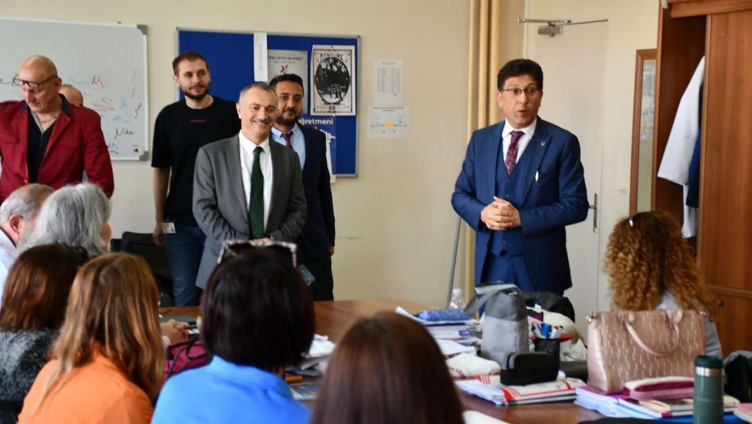 Tekirdağ İl Milli Eğitim Müdürü Ersan ULUSAN 'dan Çerkezköy Ticaret ve Sanayi Anadolu Lisesine Ziyaret