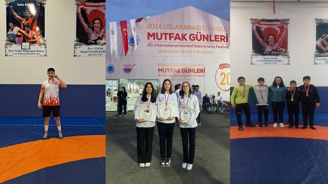 Öğrencilerimiz İstanbul ve Tekirdağ 'da Yapılan Yarışmalarda Çeşitli Kategoride Birçok Ödül Aldı