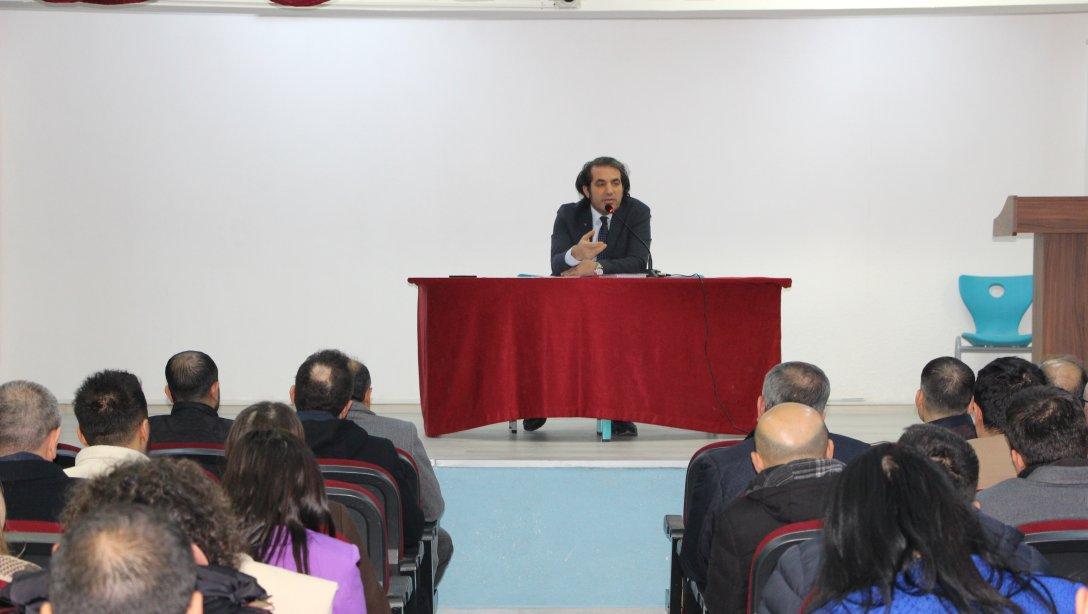 Çerkezköy İlçe Milli Eğitim Şube Müdürümüz Sn. Yunus DURMUŞ Başkanlığında Müdürler Toplantısı Yapıldı