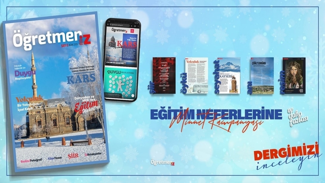 Öğretmeniz Dergisinin 5. Sayısı Yayımlandı